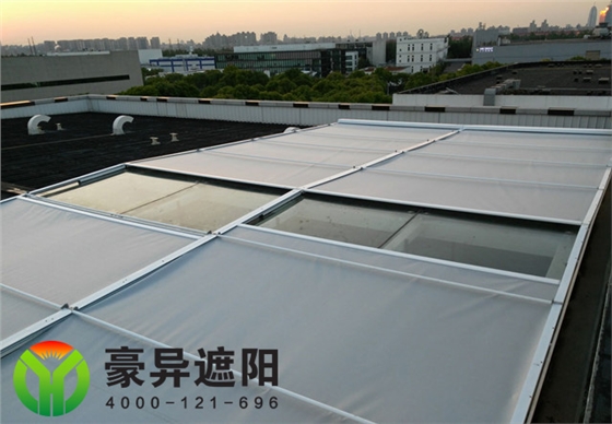 電動天棚簾,豪異電動遮陽簾廠家,4000-121-696